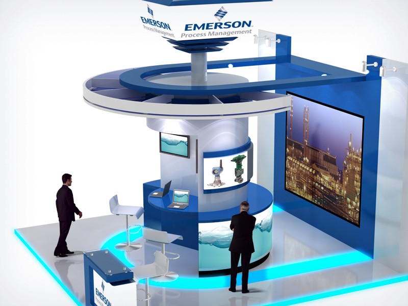 EMERSON Exhibiton Stand Exhibitions Designs Expo Trade Shows